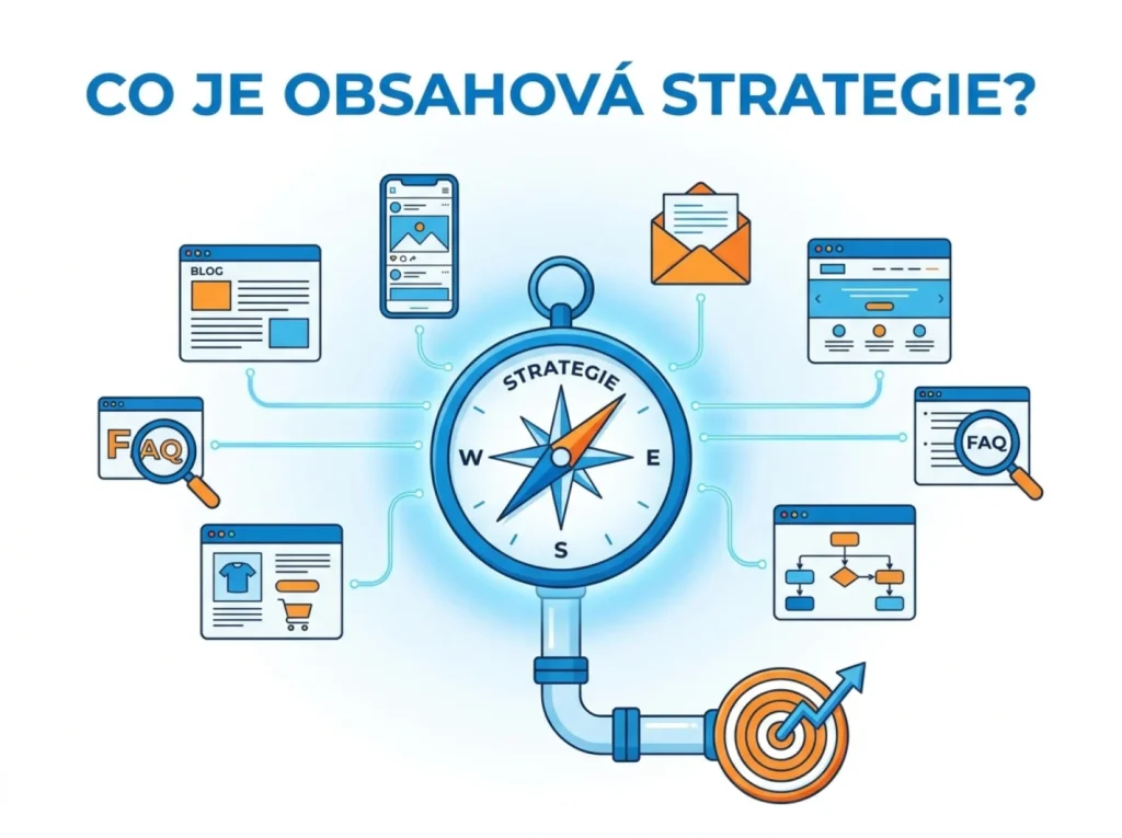 Obsahová strategie v praxi: jak tvořit obsah, který zákazník opravdu využije 1 Obsahová strategie jako kompas propojující blog, e-maily, sociální sítě, FAQ a další obsahové formáty